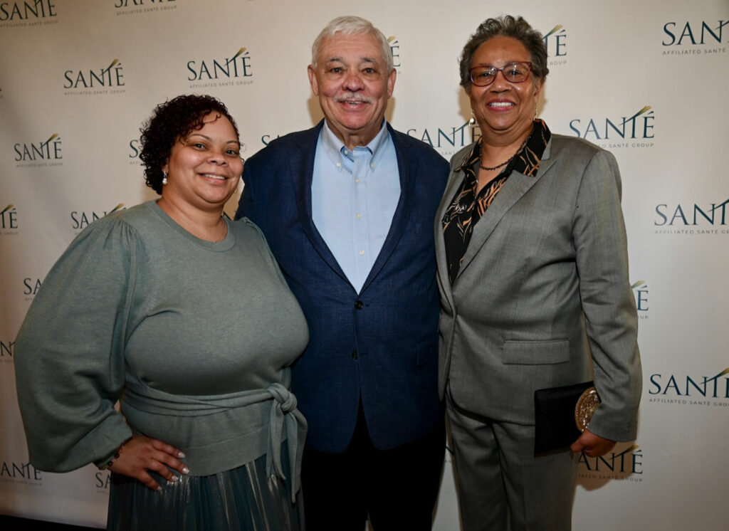 <em>left to right</em>: Michelle Grigsby-Hackett, Affiliated Sante CEO; Dr. Marshall Grigsby,  Grigsby & Associates Founder and President; Harriet Grigsby
